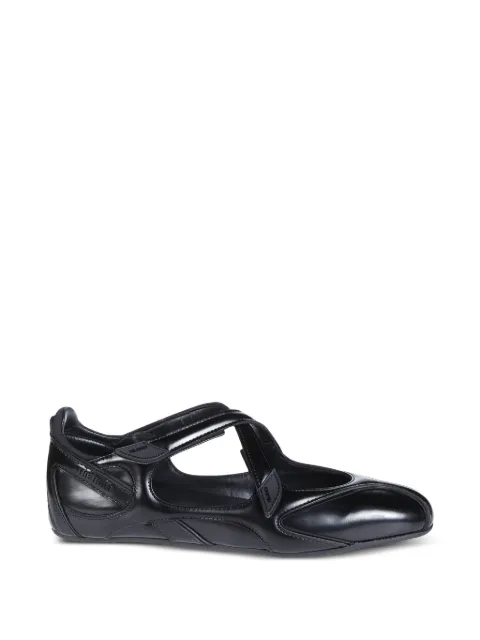 The Attico "Floor 01'' black ballerina flat Black 260WSH00871LBT046AA