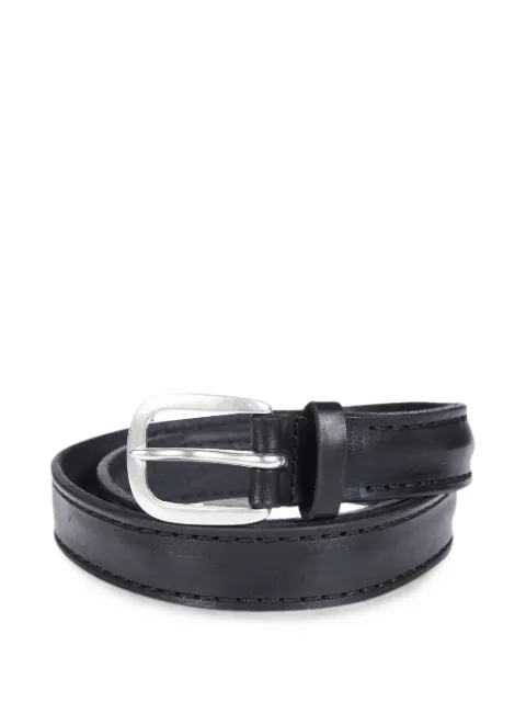 Orciani Bull Soft leather belt Black U08421BUS