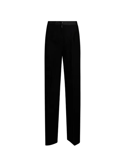 Forte Forte ribbed velvet high-waisted trousers Black 15043MYPANTS