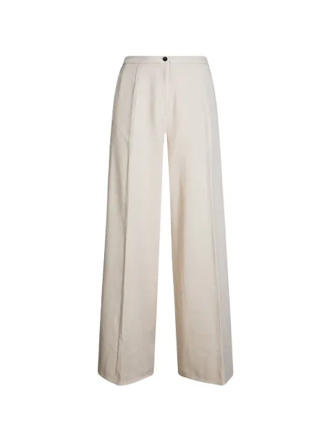 Forte Forte button-fastening trousers Neutrals 15029