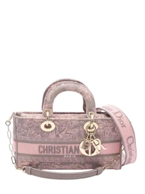 Christian Dior Pre-Owned 2010-2026 Medium Lady D-Joy Toile de Jouy satchel Pink TGNFHWR2ES9VAZ8E