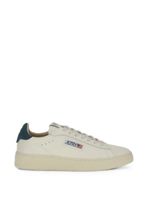 Autry Dallas low sneakers in marshmallow and dark sea leather Neutrals ADLMMR25