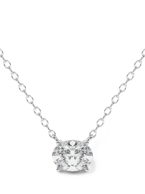 Diamond Essentials oval-diamond necklace Silver LGPDOV80527050FLT14W
