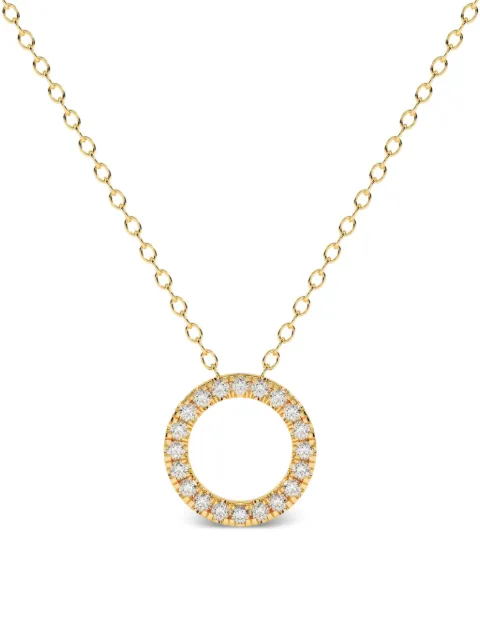 Diamond Essentials circle-pendant diamond necklace Gold LGPDRD8033402514Y