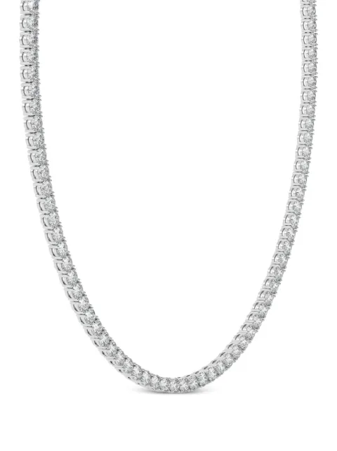 Diamond Essentials laboratory-grown diamond necklace Silver LGNKRD701487CTLW14W