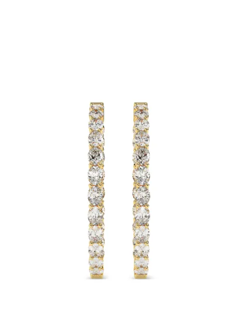 Diamond Essentials Lucida diamond hoop earrings Gold LGERHPORD10005C14Y
