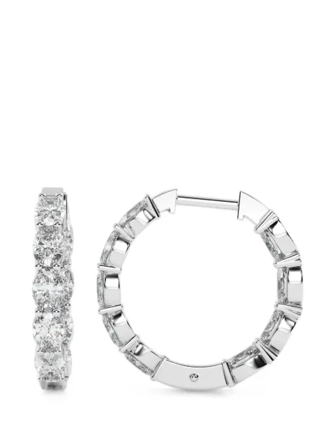 Diamond Essentials hoop earrings Silver LGERFAOV45182C14W