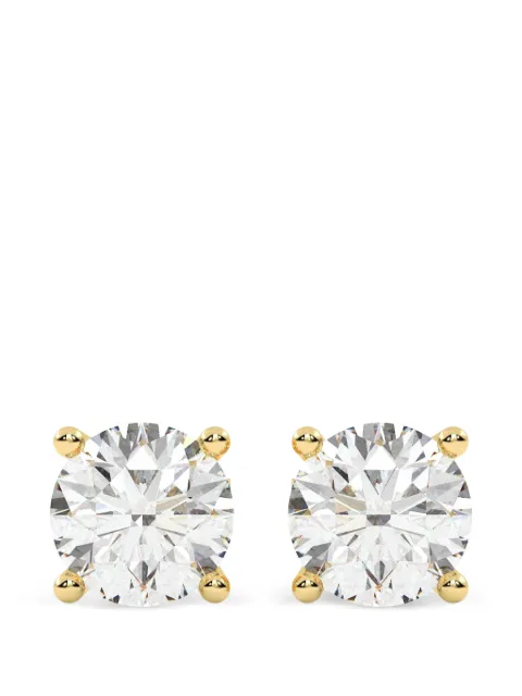 Diamond Essentials laboratory-grown diamond solitaire earrings Gold LGERSTRD200BSFAA14Y