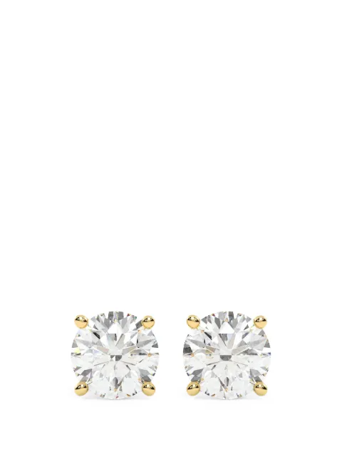 Diamond Essentials laboratory-grown diamond solitaire earrings Gold LGERSTRD800BSCAA14Y