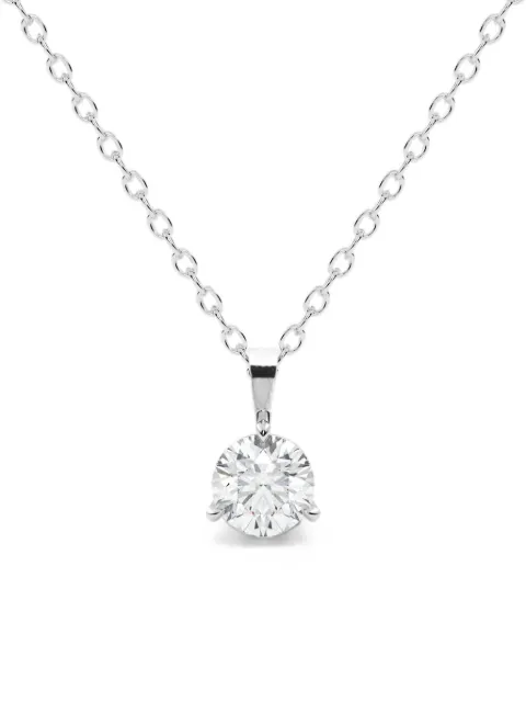Diamond Essentials laboratory-grown diamond solitaire necklace Silver LGPDSLRD0753P14W