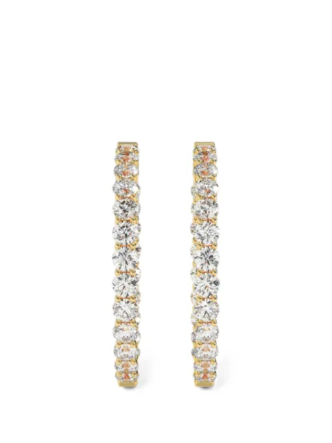 Diamond Essentials diamond hoop earrings Gold LGERHPRRD10004C14Y