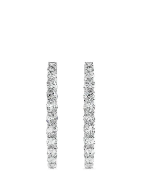 Diamond Essentials diamond hoop earrings Silver LGERHPORD10008C14W