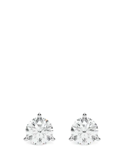 Diamond Essentials laboratory-grown diamond stud earrings Silver LGERSTRD125MT3PAA14W