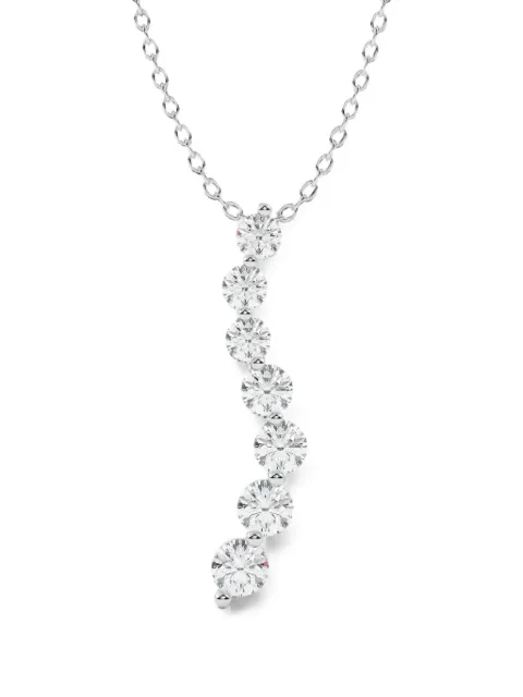 Diamond Essentials Journey laboratory-grown diamond necklace Silver LGPDJRRD200C7ST14W