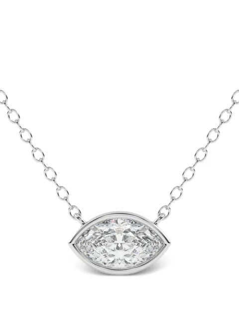 Diamond Essentials diamond solitaire necklace Silver LGPDMQ805261CBZ14W