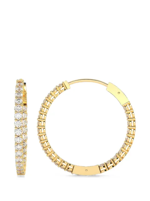 Diamond Essentials diamond hoop earrings Gold LGERHPRRD42202CT14Y