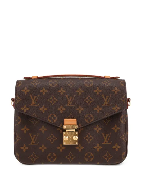 Louis Vuitton Pre-Owned 2015 Pochette Metis two-way handbag Brown 432660