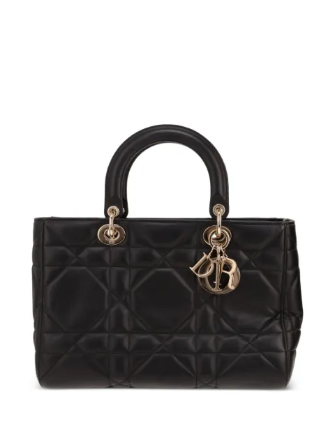 Christian Dior Pre-Owned 2020s Lady D-Sire two-way handbag Black 432058