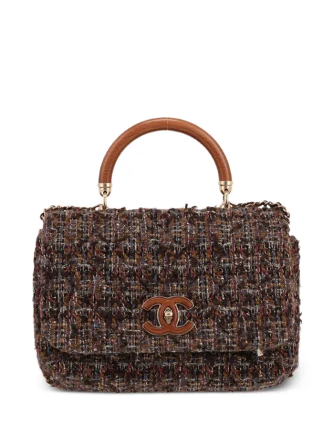 CHANEL Pre-Owned 2019 Knock On Wood shoulder bag Brown 431642
