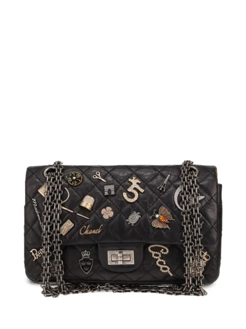 CHANEL Pre-Owned 2016 2.55 Charms shoulder bag Black 429803