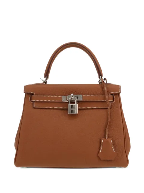 Hermès Pre-Owned 2021 Kelly 25 handbag Brown 428397