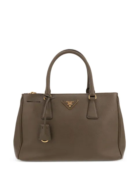 Prada Pre-Owned 2020s Galleria Saffiano leather handbag Brown 413824