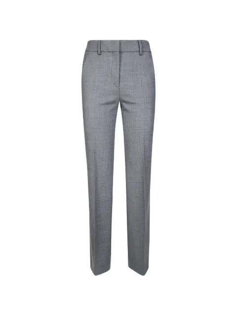 Incotex pressed-crease tailored trousers Grey 171875D1212