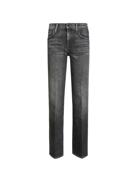MOTHER faded-effect whiskered jeans Red 108951800