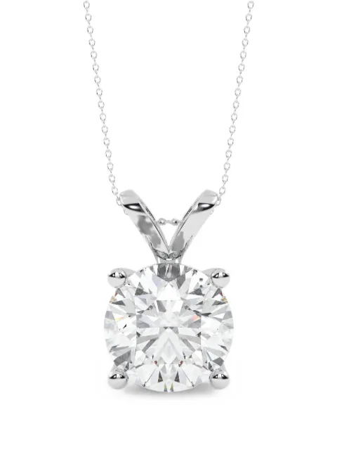 Diamond Essentials diamond-solitaire necklace Silver LGPDSLRD3004P14W