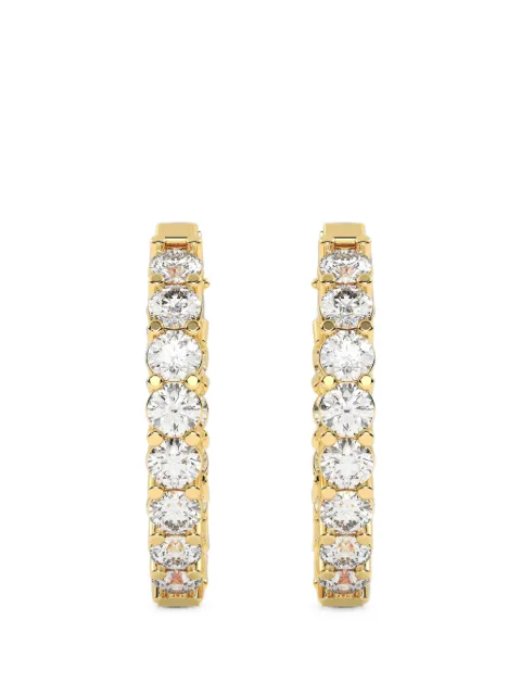 Diamond Essentials diamond hoop earrings Gold LGERHPRRD42614C14Y