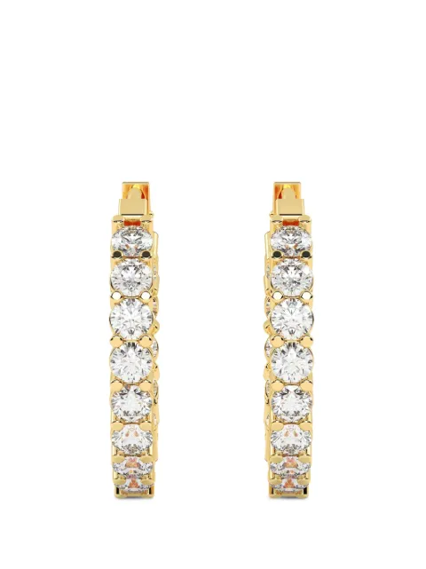 Diamond Essentials diamond hoop earrings Gold LGERHPRRD42603C14Y