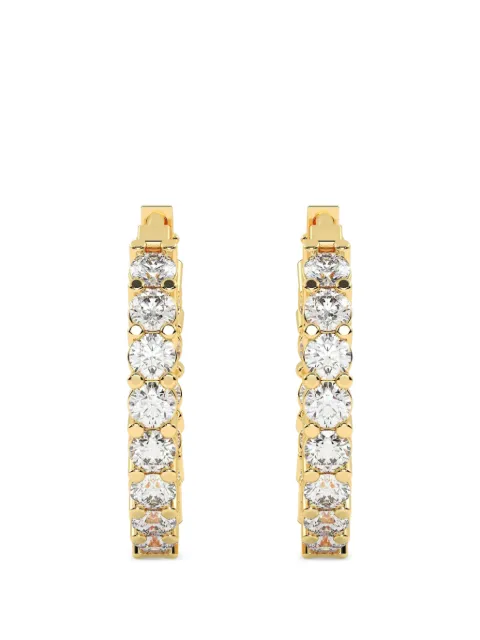 Diamond Essentials diamond hoop earrings Gold LGERHPORD44462C14Y