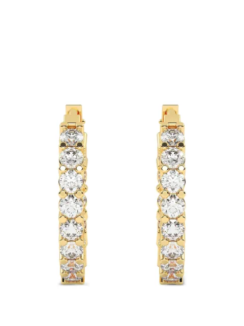 Diamond Essentials diamond hoop earrings Gold LGERHPRRD42592C14Y
