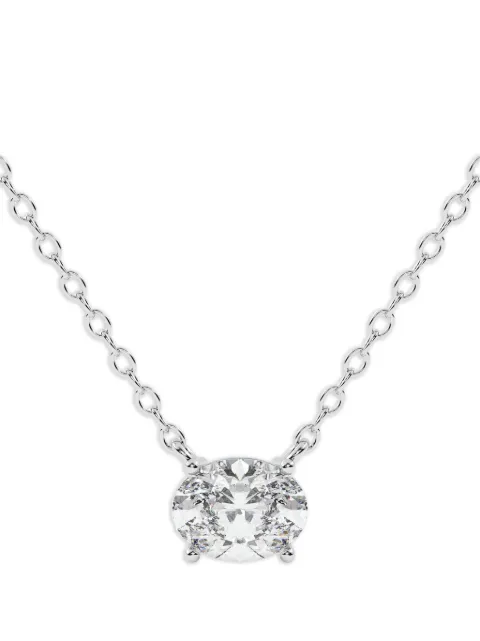 Diamond Essentials oval-diamond necklace Silver LGPDOV80527075FLT14W