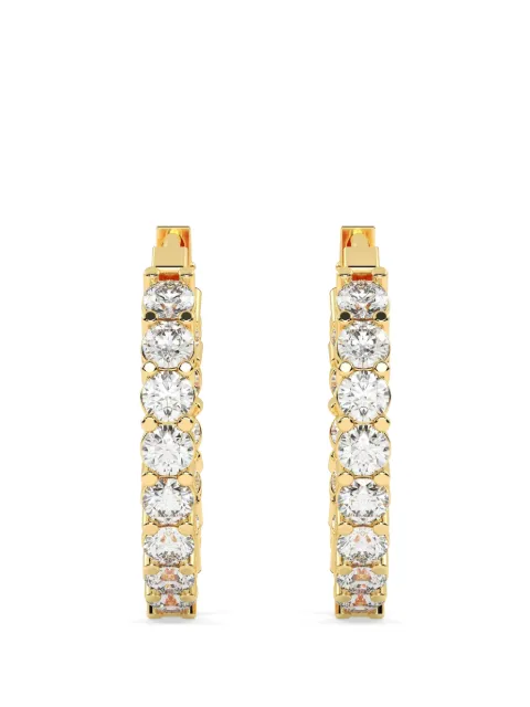Diamond Essentials diamond hoop earrings Gold LGERHPORD44413C14Y