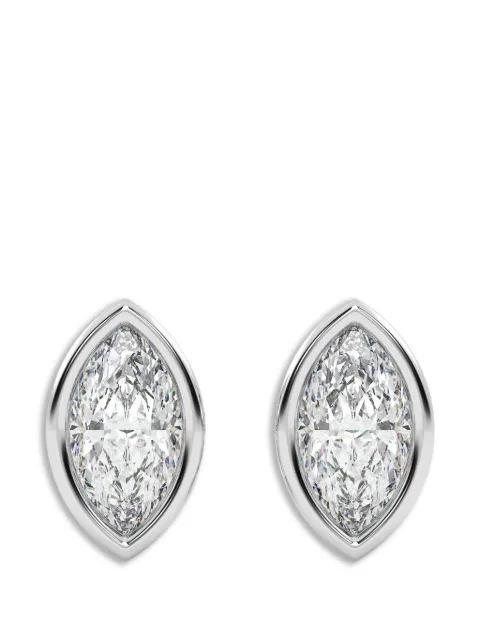 Diamond Essentials diamond-solitaire stud earrings Silver LGERFAMQ4498075BZ14W