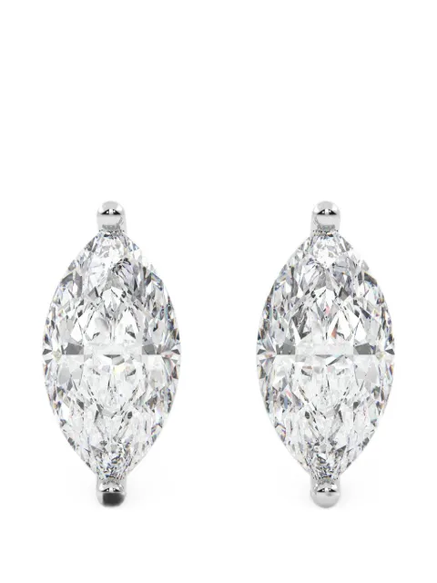 Diamond Essentials diamond solitaire earrings Silver LGERFAMQ4505050FLT14W