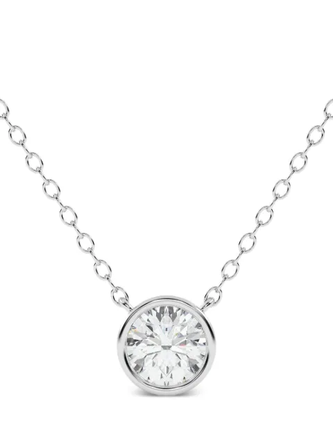Diamond Essentials laboratory-grown diamond necklace Silver LGPDRD805261CBZ14W