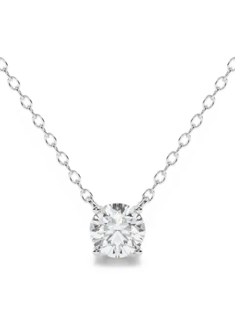 Diamond Essentials laboratory-grown diamond necklace Silver LGPDRD80527150FLT14W