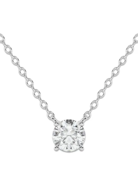 Diamond Essentials laboratory-grown diamond necklace Silver LGPDRD80527025CFLT14W