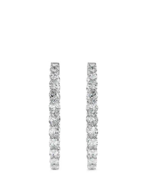 Diamond Essentials diamond hoop earrings Silver LGERHPORD10007C14W