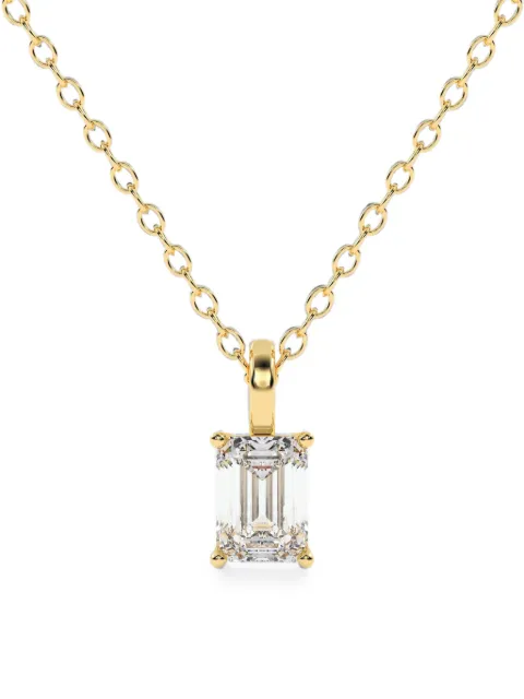 Diamond Essentials emerald-cut diamond necklace Gold LGPDEM80528075CSB14Y