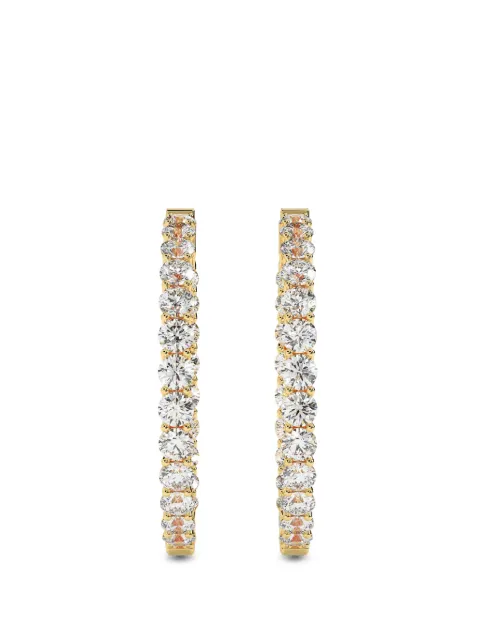 Diamond Essentials diamond hoop earrings Gold LGERHPRRD10007C14Y
