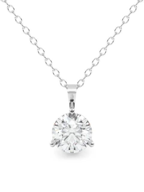 Diamond Essentials diamond solitaire necklace Silver LGPDSLRD1503P14W