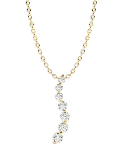 Diamond Essentials Journey diamond necklace Gold LGPDJRRD075C7ST14Y