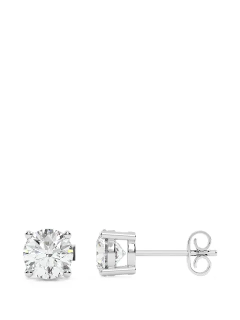 Diamond Essentials laboratory-grown diamond solitaire earrings Silver LGERSTRD300MT3PAA14W