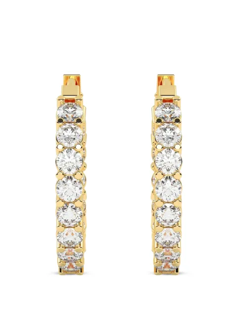 Diamond Essentials diamond hoop earrings Gold LGERHPORD43347C14Y