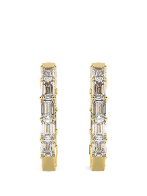 Diamond Essentials diamond hoop earrings Gold LGERFAEM45182C14Y