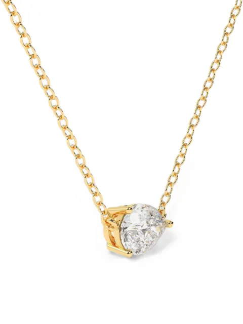 Diamond Essentials lab-grown diamond pear-cut necklace Gold LGPDPS80527050FLT14Y