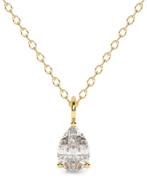 Diamond Essentials lab-grown diamond solitaire necklace Gold LGPDPS805281CSB14Y